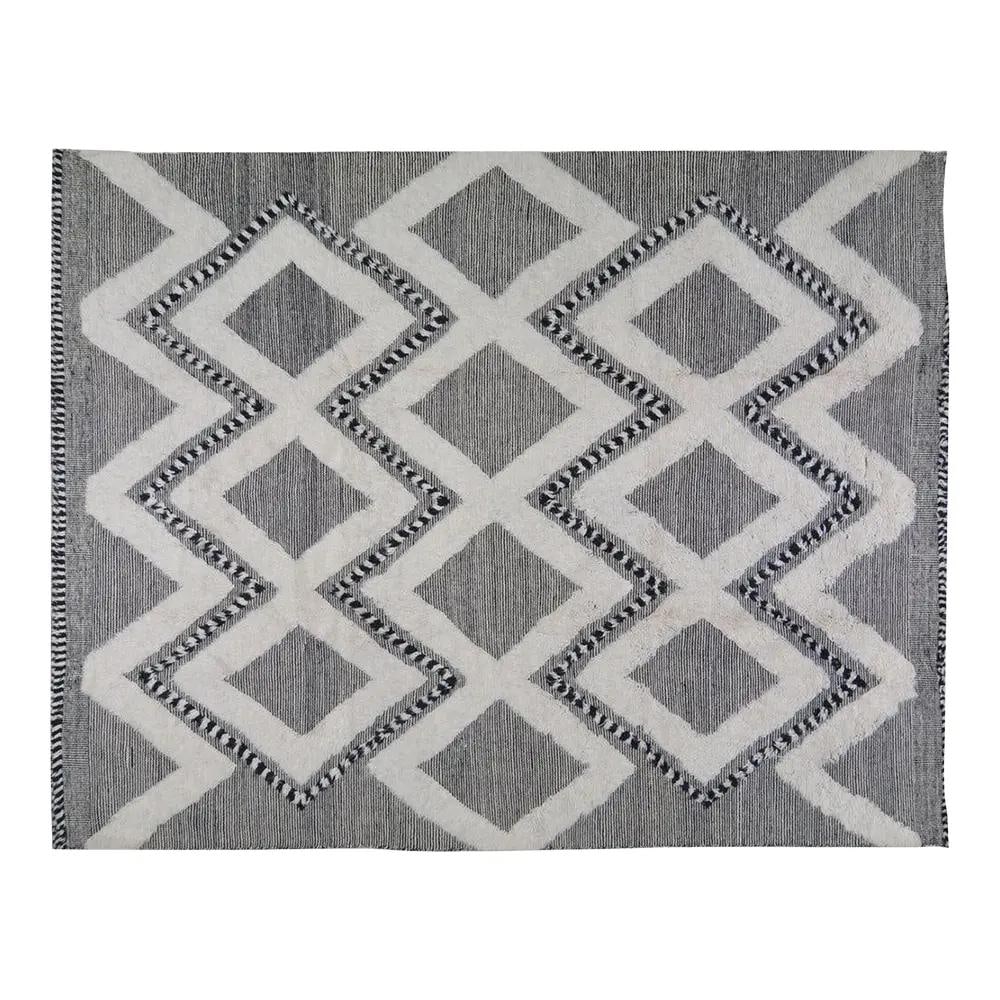 Hand-Knotted Wool Area Rug Gray Moroccan Modern Design 9x11'9: Hand-Knotted Wool Area Rug Gray Moroccan Modern Design 9x11'9 This Moroccan modern wool rug is hand-knotted using traditional techniques, combining timeless craftsmanship with a contemporary design. T