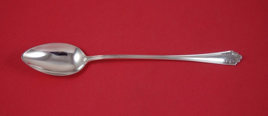 Alvin Shenandoah Sterling Silver Iced Tea Spoon 7 3/4 inches: Alvin Shenandoah Sterling Silver Iced Tea Spoon 7 3/4 inches Introducing the Shenandoah Iced Tea Spoon by Alvin, crafted from high-quality sterling silver. This elegant spoon measures 7 3/4 inches and