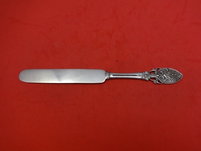 Gorham Lily aka 88 Sterling Silver Breakfast Knife Monogrammed Annie 7 3/8: Gorham Lily aka 88 Sterling Silver Breakfast Knife Monogrammed Annie 7 3/8 This exquisite breakfast knife is crafted from sterling silver and features the elegant Lily aka 88 pattern by Gorham. The fl