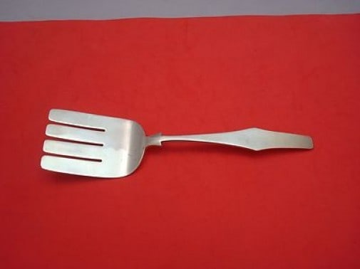 Porter Blanchard Sterling Silver Asparagus Fork 10 Inch Unknown Pattern (1 of 1)