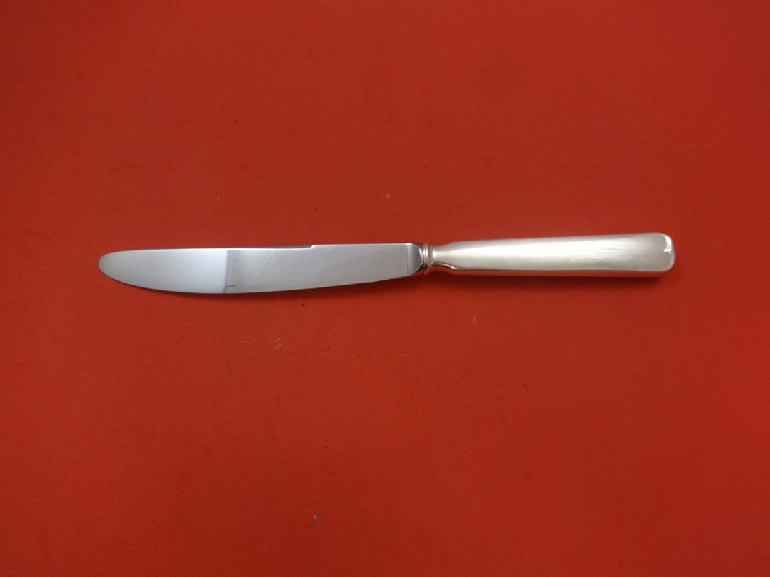 Gorham Christina Sterling Silver Dinner Knife 9 3/8 Modern Flatware: Gorham Christina Sterling Silver Dinner Knife 9 3/8 Modern Flatware This elegant dinner knife is part of the Christina pattern by Gorham, crafted from high-quality sterling silver with a stainless ste