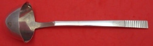 Georg Jensen Parallel Sterling Silver Sauce Ladle Double Spout 6.5": Georg Jensen Parallel Sterling Silver Sauce Ladle Double Spout 6.5" This exquisite sauce ladle from the renowned Parallel pattern by Georg Jensen is crafted from high-quality sterling silver. Measurin