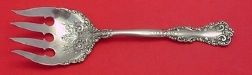 International Silver Revere Sterling Silver Salad Serving Fork 8.25 inch (1 of 2)