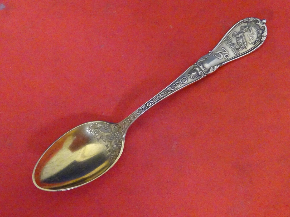 Gorham Zodiac Sterling Silver Demitasse Spoon Capricorn 4 1/8": Gorham Zodiac Sterling Silver Demitasse Spoon Capricorn 4 1/8" This exquisite demitasse spoon features the Zodiac pattern by Gorham, crafted from sterling silver. Designed for the Capricorn zodiac sig