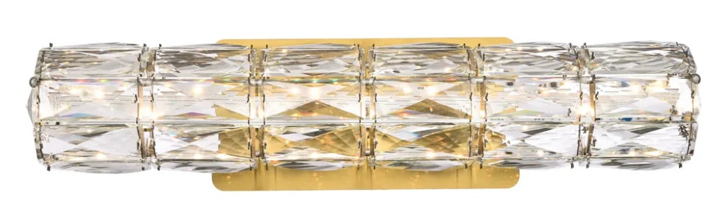 Valetta Gold Crystal LED Wall Sconce 18 Inch (1 of 10)
