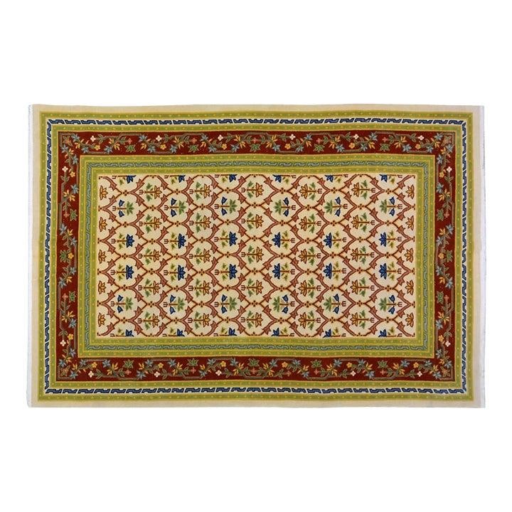 6'8" x 10' Wool Art Deco Chinese Hand-Knotted Vintage Area Rug (1 of 6)