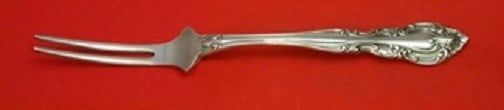 Alvin Vivaldi Sterling Silver Custom Spinach Fork 7.5 inches: Alvin Vivaldi Sterling Silver Custom Spinach Fork 7.5 inches Discover the elegance of the Vivaldi by Alvin Sterling Silver Spinach Fork, measuring 7 1/2 inches. This custom-made fork is crafted from h