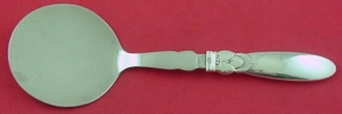 Georg Jensen Cactus Sterling Silver Tomato Server 8" GI/GJ Mark: Georg Jensen Cactus Sterling Silver Tomato Server 8" GI/GJ Mark Experience the elegance of the Cactus pattern by Georg Jensen, a stunning sterling silver tomato server crafted with a hollow handle and