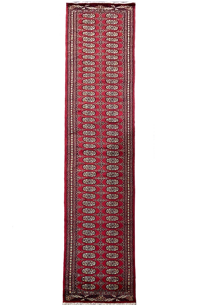 16' Handmade Bokhara Wool Runner from Pakistan Soft Silky Quality: 16' Handmade Bokhara Wool Runner from Pakistan Soft Silky Quality Free continental US Shipping This exquisite 16-foot long runner rug is handmade in Pakistan, showcasing the traditional Bokhara design
