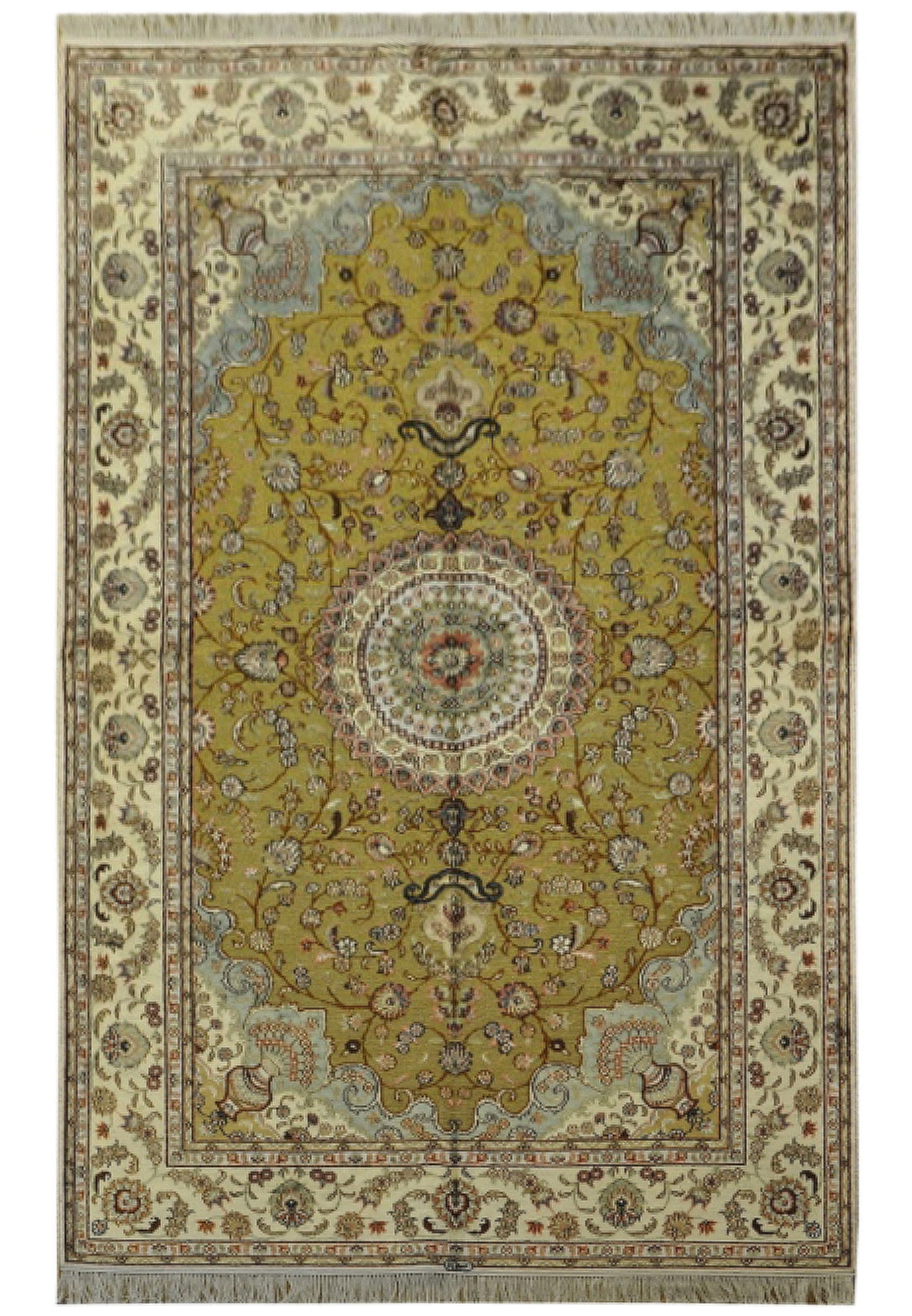 5 x 8 Persian Classic Hand Knotted Wool Area Rug: 5 x 8 Persian Classic Hand Knotted Wool Area Rug Free continental US Shipping This 5 x 8 foot classic Persian hand-knotted area rug is crafted by skilled artisans using durable, high-quality wool. Fea