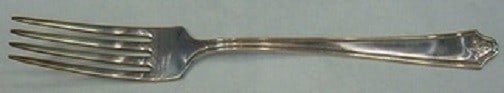 International Sterling Silver Dinner Fork Rosalind New 7 5/8 Inch: International Sterling Silver Dinner Fork Rosalind New 7 5/8 Inch This exquisite dinner fork features the Rosalind New pattern by International Sterling, crafted from high-quality sterling silver. Mea