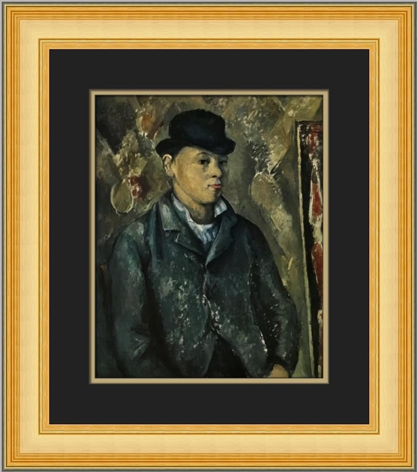 Paul Cezanne Portrait of the Artist's Son Custom Framed Print 20x18 (1 of 2)