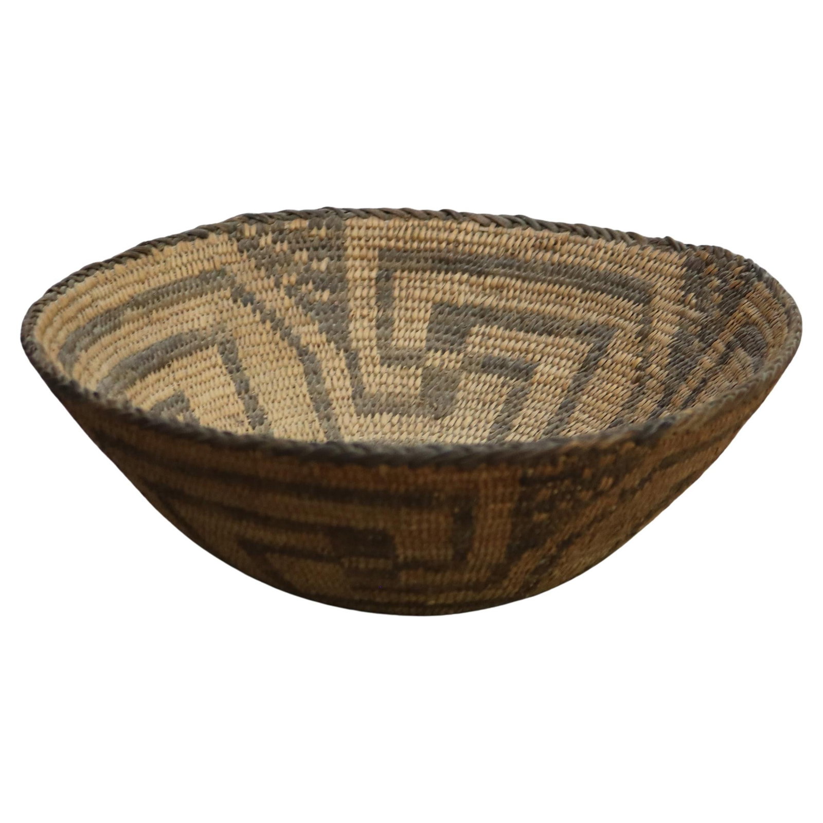 Navajo Reed Woven Basket Early 1900s Southwest (1 of 5)