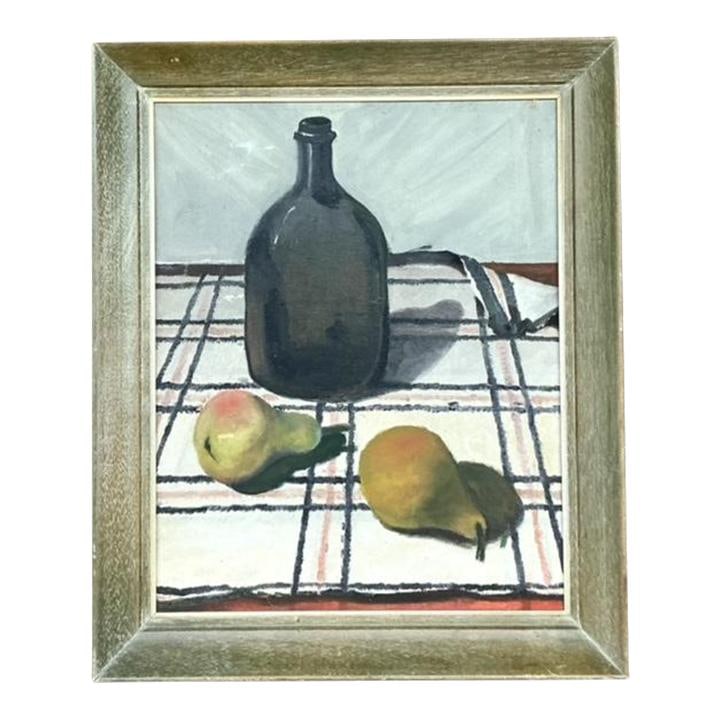 Vintage Boho Still Life Oil Painting on Canvas 19.5 x 23.5 (1 of 6)