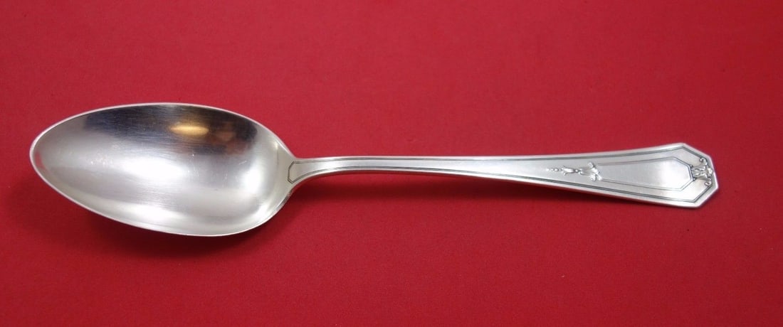 Wallace Princess Mary Sterling Silver Serving Spoon 8 3/8": Wallace Princess Mary Sterling Silver Serving Spoon 8 3/8" This exquisite serving spoon features the elegant Princess Mary pattern by Wallace, crafted from high-quality sterling silver. With a length 