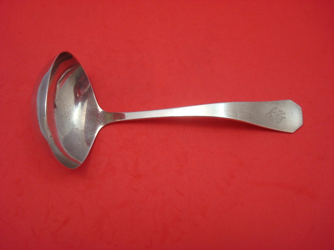Wallace Monterey Sterling Silver Gravy Ladle 7 in Monogrammed (1 of 1)