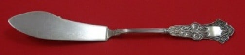 Whiting Alhambra Sterling Silver Master Butter Knife Flat Handle 8" (1 of 1)