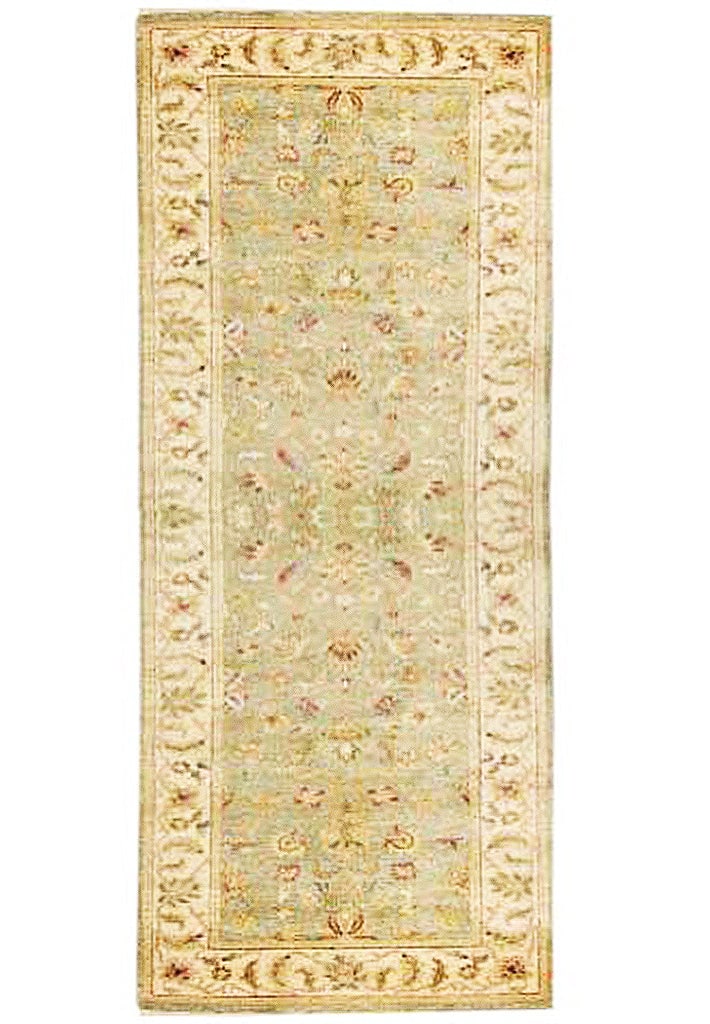 Pistachio Green Jaipur Runner Rug 3'7 x 11'4 Handmade Wool: Pistachio Green Jaipur Runner Rug 3'7 x 11'4 Handmade Wool Free continental US Shipping Enhance your living space with this exquisite Pistachio Green Jaipur Quality Runner Rug, measuring 3' 7" x 11' 4