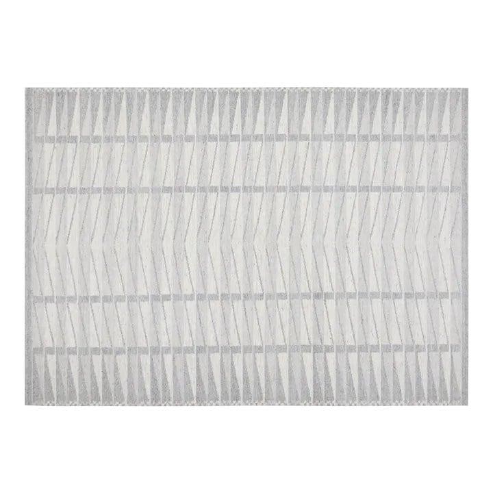 Gray Wool Flatweave Area Rug Scandinavian Modern 10'2 x 14': Gray Wool Flatweave Area Rug Scandinavian Modern 10'2 x 14' This contemporary Scandinavian flatweave rug features a soft wool texture in a versatile gray color. Crafted from quality wool, it showcases