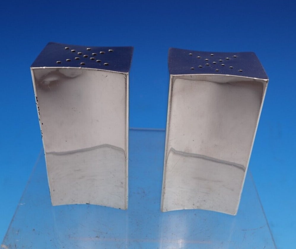 Allan Adler Sunset Sterling Silver Salt and Pepper Shaker Set 2pc (1 of 10)