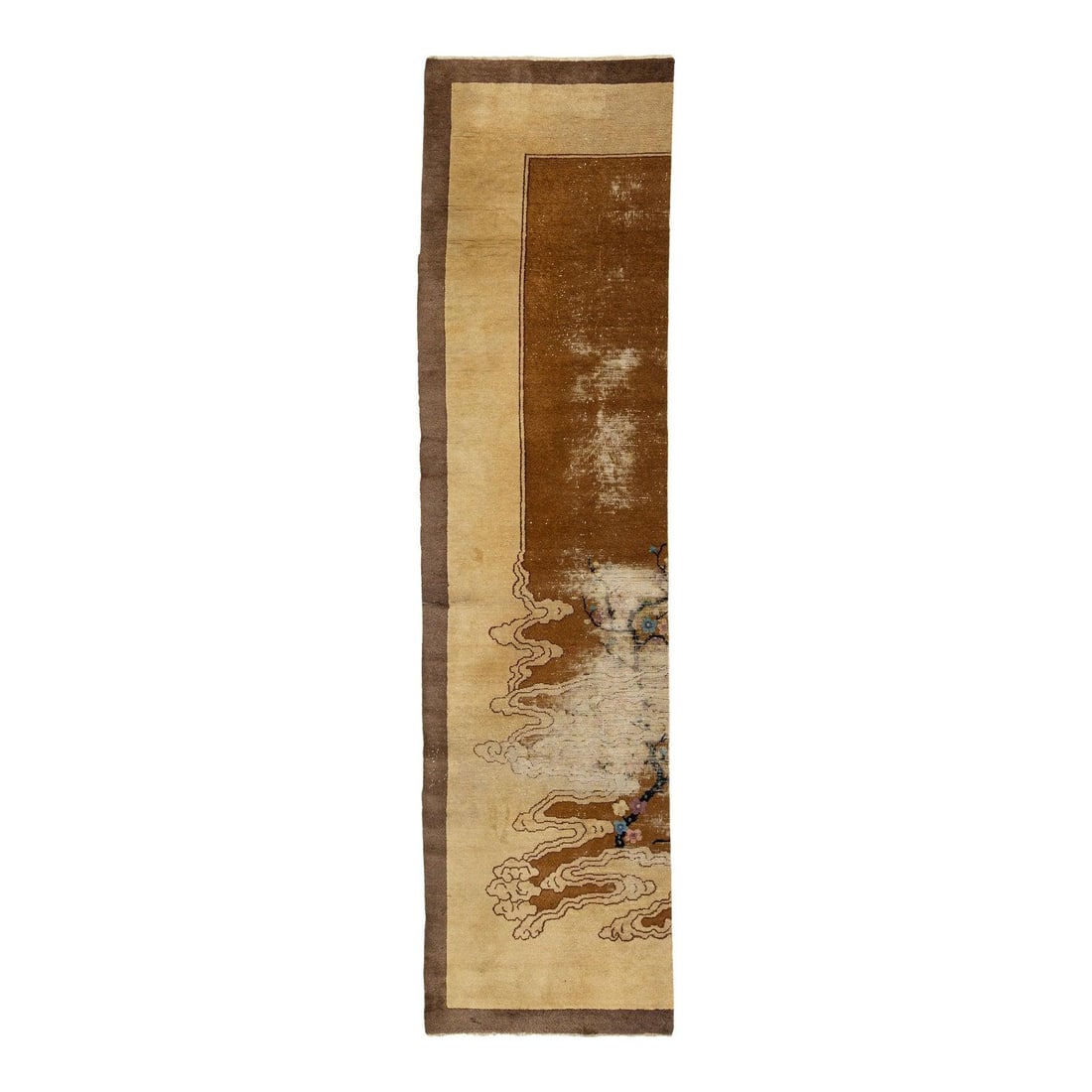 Art Deco Chinese Nichols Style Wool Runner 2'11 x 11'7 (1 of 9)
