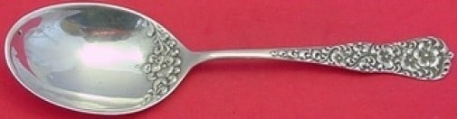 Dominick & Haff Rococo Sterling Silver Berry Spoon 9 Inch (1 of 2)
