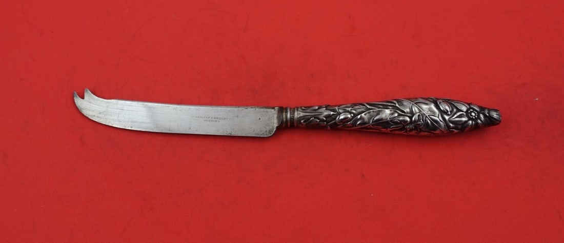 Gorham Sterling Silver Cheese Knife 7 5/8 Hollow Handle Plated Blade (1 of 2)