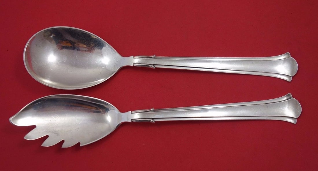 Cohr Sterling Silver 2pc Salad Serving Set 11" Heirloom Quality (1 of 1)