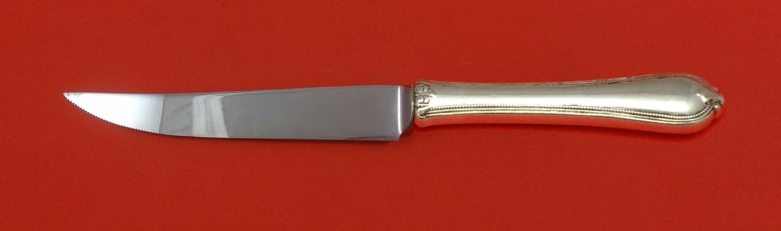 Towle Old Newbury Sterling Silver Steak Knife Serrated 8.5in Custom Made (1 of 2)
