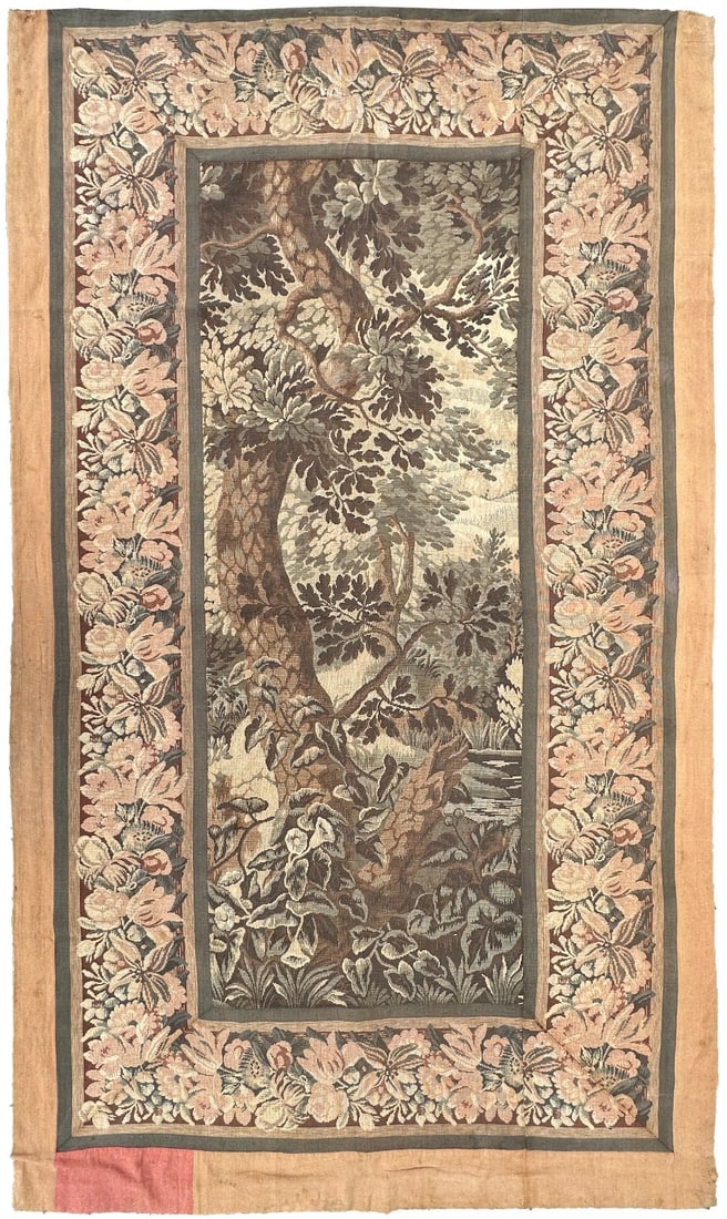 French Verdure Tree of Life Wool Tapestry 5x8ft (1 of 16)