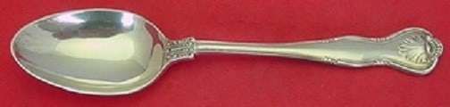 CJ Vander Royal Husk Sterling Silver Soup Spoon 7 3/8": CJ Vander Royal Husk Sterling Silver Soup Spoon 7 3/8" A Royal Husk place soup spoon by CJ Vander in sterling silver. The spoon measures 7 3/8 inches and is not monogrammed. It is described as being i
