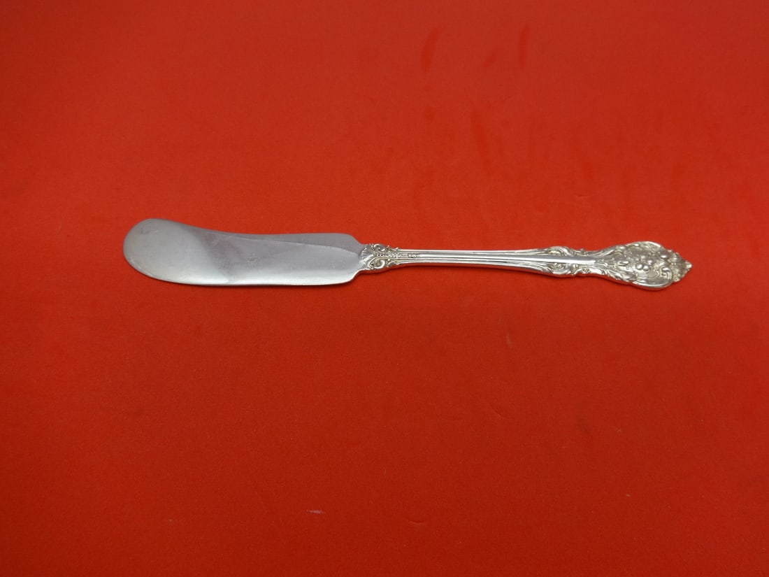 Birks Cavendish sterling silver butter spreader flat handle 6" (1 of 2)