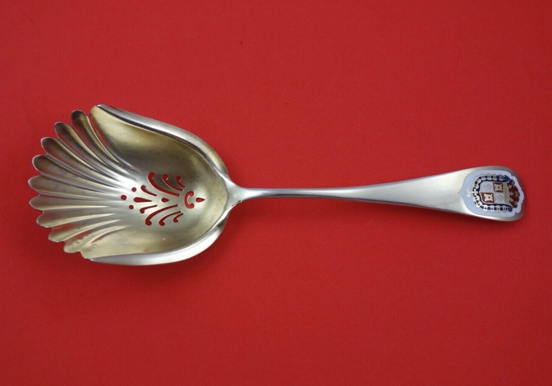 Watson Windsor Manor Sterling Silver Almond Scoop Light Vermeil 6.5" (1 of 2)