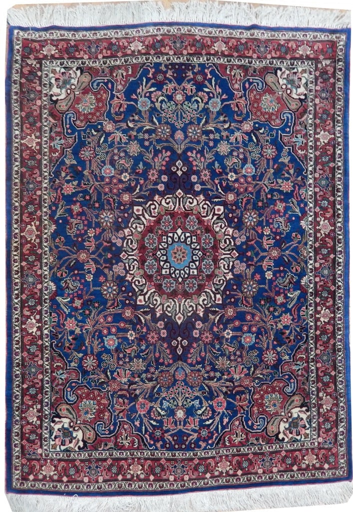 Authentic Handmade Tabriz Persian Wool Silk Rug 4.7 x 6.4 (1 of 6)