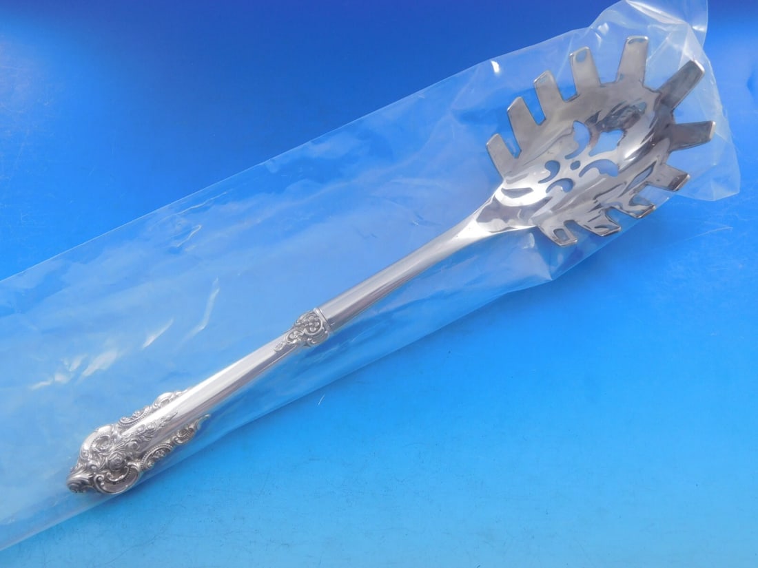 Wallace Grande Baroque Sterling Silver Pasta Server Custom Made 11" (1 of 5)