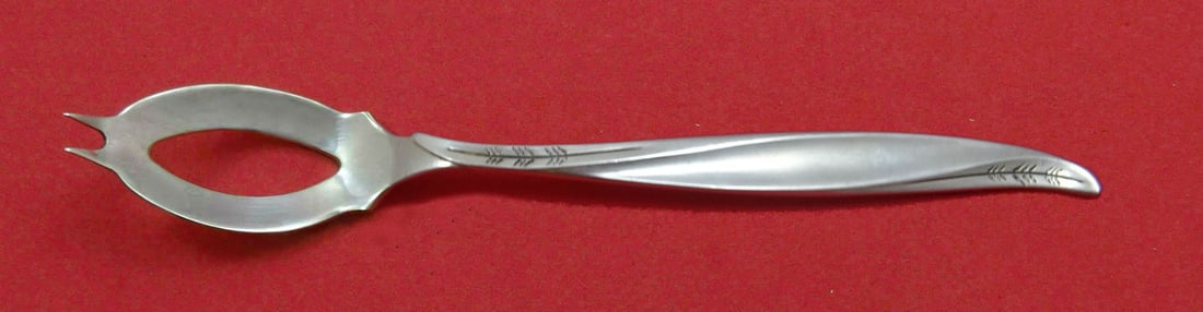 International Sterling Pine Spray Olive Spoon 5 3/4 Inch Custom Made (1 of 1)