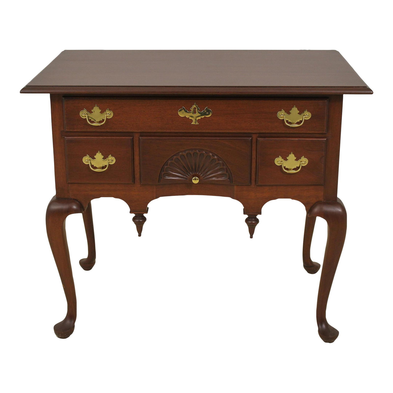 Handcrafted Mahogany Queen Anne Lowboy New England Style (1 of 10)