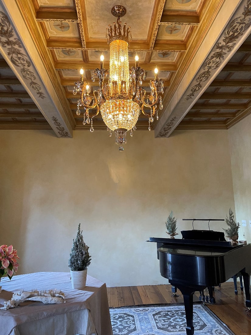 Artistry Deluxe Asfour Crystal Empire Chandelier 48 Inch Gold 16 Light: Artistry Deluxe Asfour Crystal Empire Chandelier 48 Inch Gold 16 Light This Empire style chandelier features high-quality Asfour crystals and a polished karat gold finish, offering a luxurious and ele