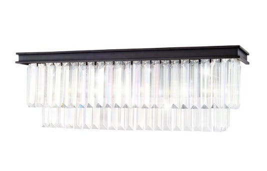 Artistry Reston 24 in Black 4 Light Crystal Vanity Wall Sconce (1 of 2)