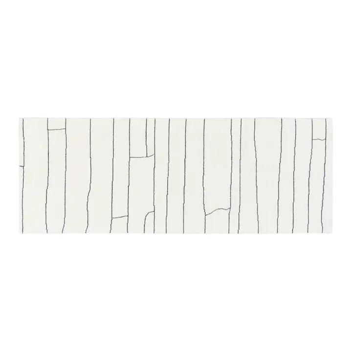 Azilal Moroccan Wool Hand Knotted Rug 2'6x7: Azilal Moroccan Wool Hand Knotted Rug 2'6x7 This Moroccan Azilal rug is hand-knotted from wool using traditional techniques, combining timeless craftsmanship with a modern design sensibility. Its soft