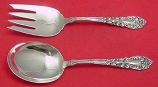 Amston Athene Crescendo Sterling Silver Salad Servers 9 1/4 (1 of 1)