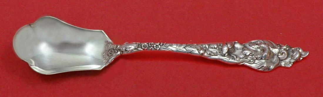 Reed & Barton Les Six Fleurs Sterling Silver Relish Scoop 5 3/4 Inch (1 of 1)