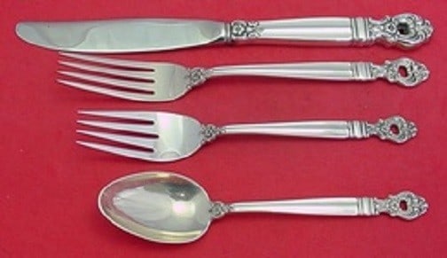 Towle Monte Cristo Sterling Silver 4-Piece Place Setting (1 of 1)