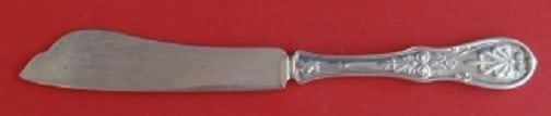 Tiffany & Co. Saratoga Sterling Silver Fish Knife 8 Inch Smooth Blade: Tiffany & Co. Saratoga Sterling Silver Fish Knife 8 Inch Smooth Blade This exquisite fish knife is part of the Saratoga pattern by Tiffany & Co., crafted from high-quality sterling silver. Featuring a