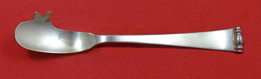 Allan Adler Modern Georgian Sterling Silver Cheese Knife 6 Inch (1 of 1)