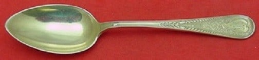 Gorham Hindostanee Sterling Silver Place Soup Spoon Monogrammed: Gorham Hindostanee Sterling Silver Place Soup Spoon Monogrammed This exquisite Hindostanee place soup spoon by Gorham features a beautiful design that reflects the craftsmanship of the 19th century. M