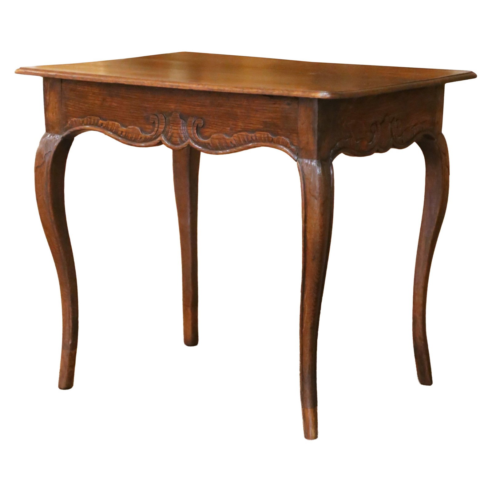 French Louis XV Oak Occasional Table Hand Carved Circa 1880 (1 of 9)