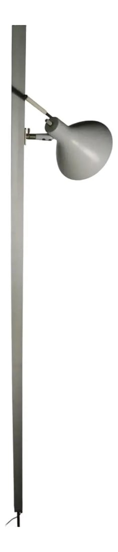 Lightolier Gerald Thurston tension pole floor lamp adjustable cone shade (1 of 10)