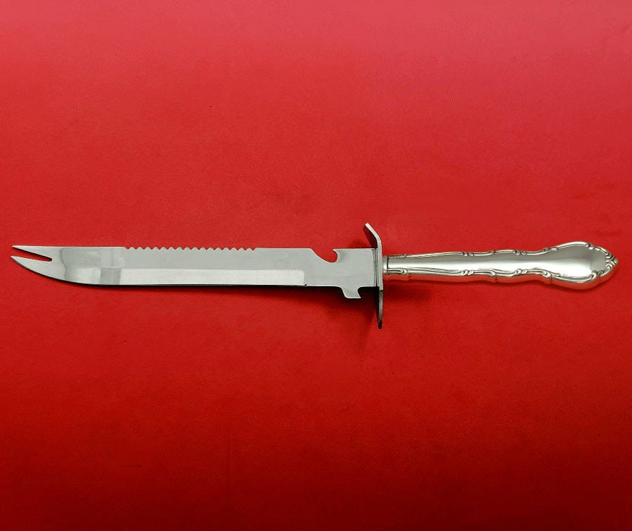 Gorham Andante Sterling Hollow Handle Ham Slice Knife 11 1/2 Custom Made: Gorham Andante Sterling Hollow Handle Ham Slice Knife 11 1/2 Custom Made This custom-made ham slice knife is crafted in the Andante pattern by Gorham. It features a sterling silver hollow handle and a