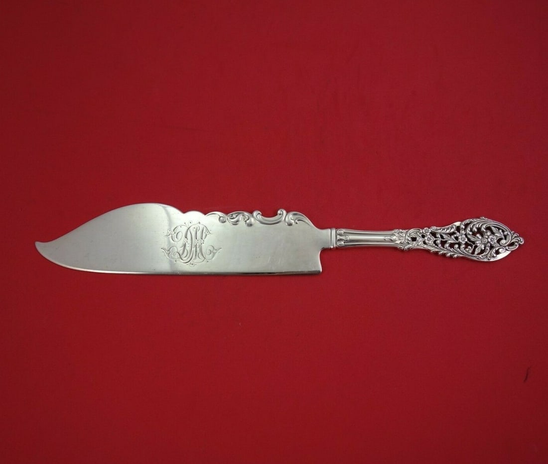 Dominick & Haff Trianon Pierced Sterling Silver Ice Cream Slice 12.5" (1 of 2)
